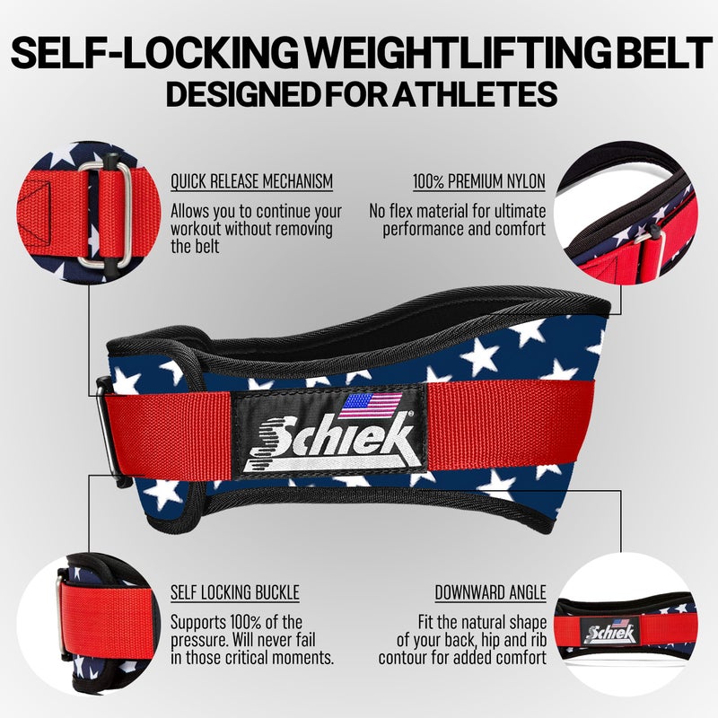 Schiek Sports Model 2004 Nylon 4 3/4" Weight Lifting Belt - Image 3
